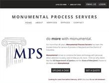 Tablet Screenshot of monumentalps.com